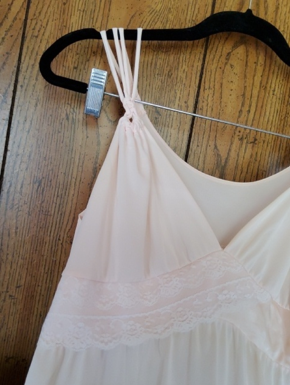 Vintage Shaddowline Chemise Pink Nightgown. - Picture 2 of 7